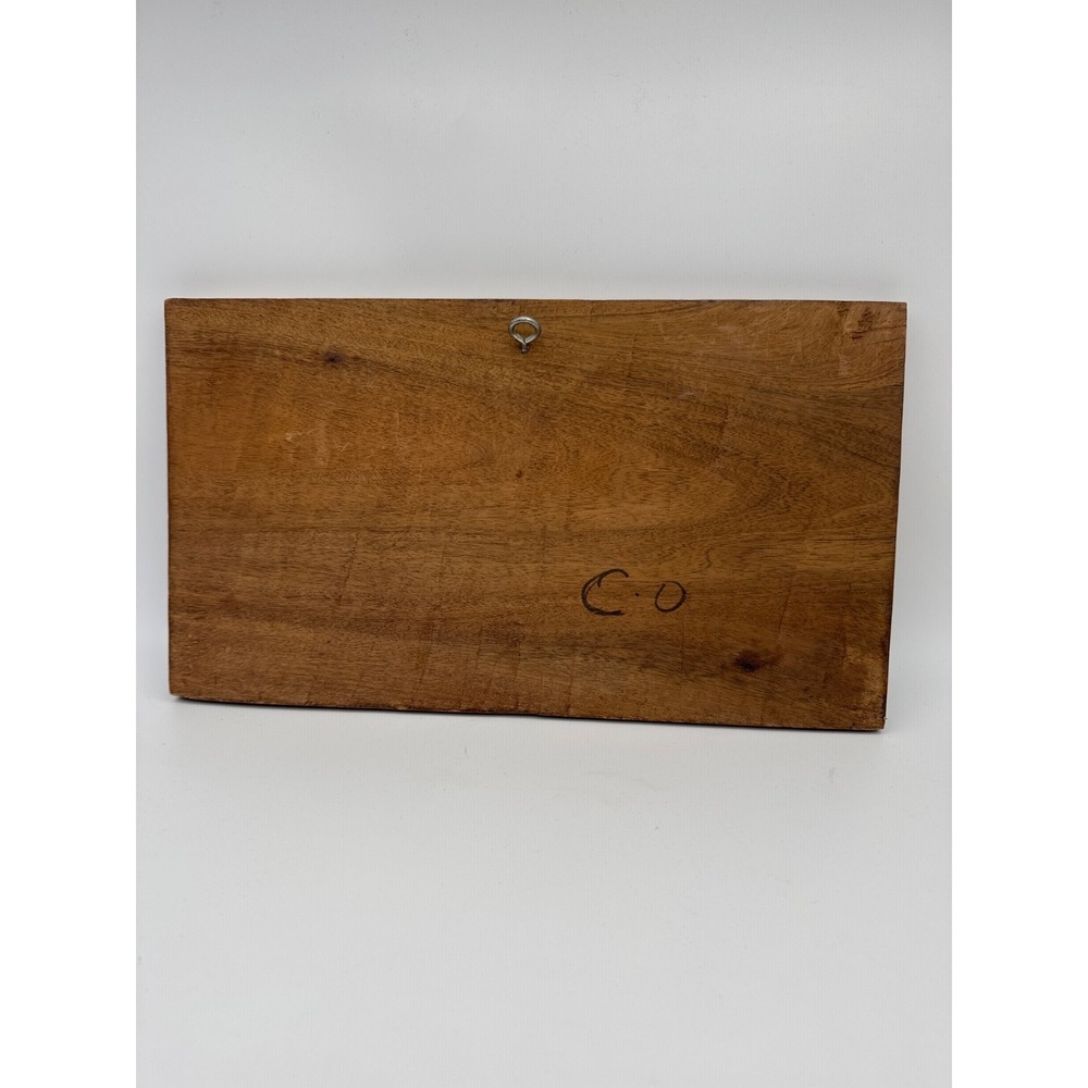 Haitian Hand Carved Wood Art Handcrafted Wall Hanging Decor Wooden Plaque Panel - Picture 4 of 5